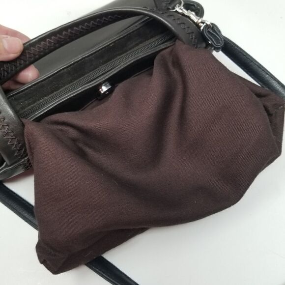 Dark Brown ESPRIT FAUX LEATHER CROSSBODY BAG - Picture 4 of 11